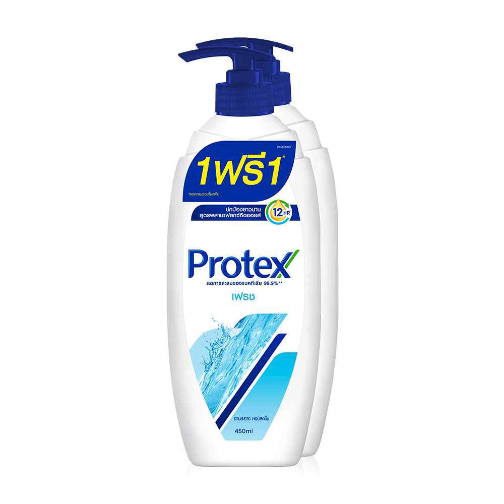 Protex Shower Cream Pump [450ml x 2pcs] #Fresh