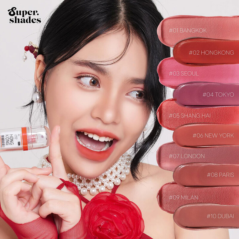 SuperShades Travel Matte Lip Comfy 5ml #02 HKG Hongkong
