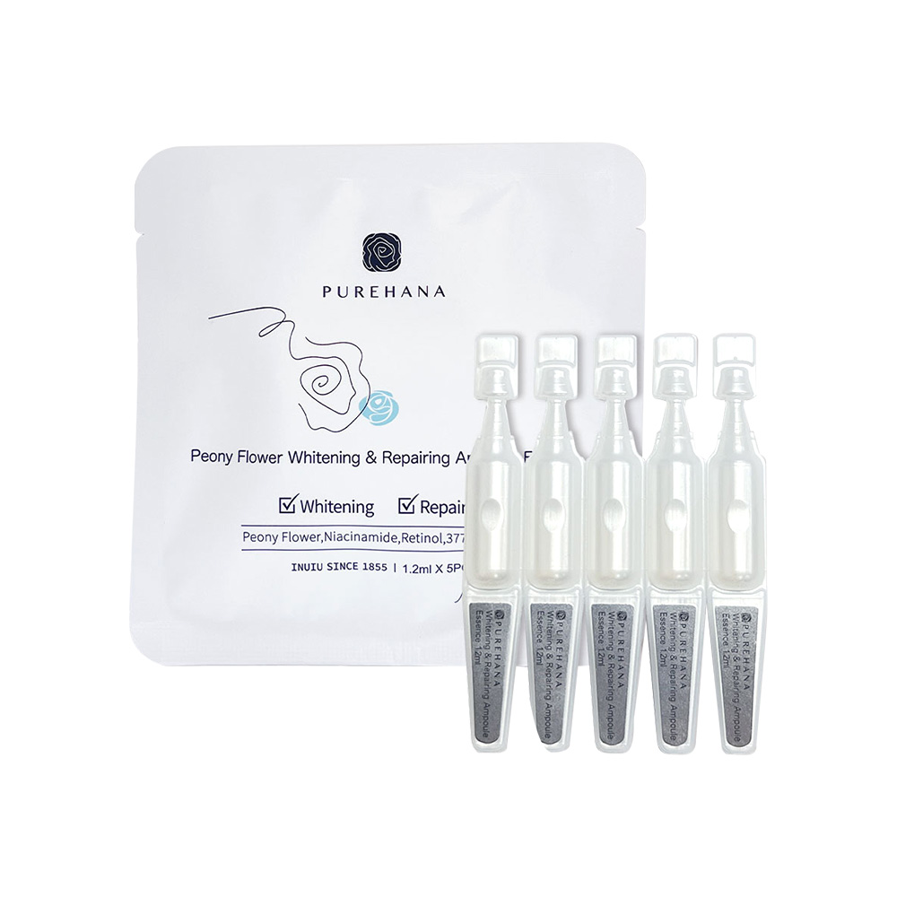 Purehana Peony Flower Whitening Repair Ampoule Essence [1.2ml x 5pcs]