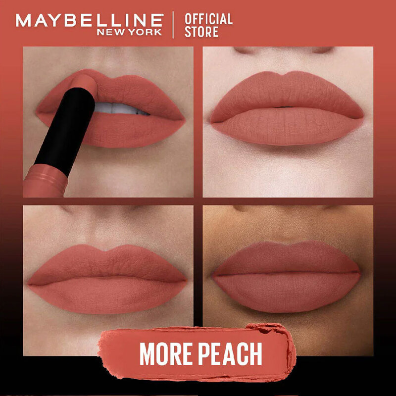 Maybelline New York Ultimatte By Color Sensational Lipstick 1.7g #1099 More Peach