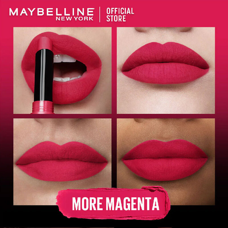Maybelline New York Ultimatte By Color Sensational Lipstick 1.7g #399 More Megenta
