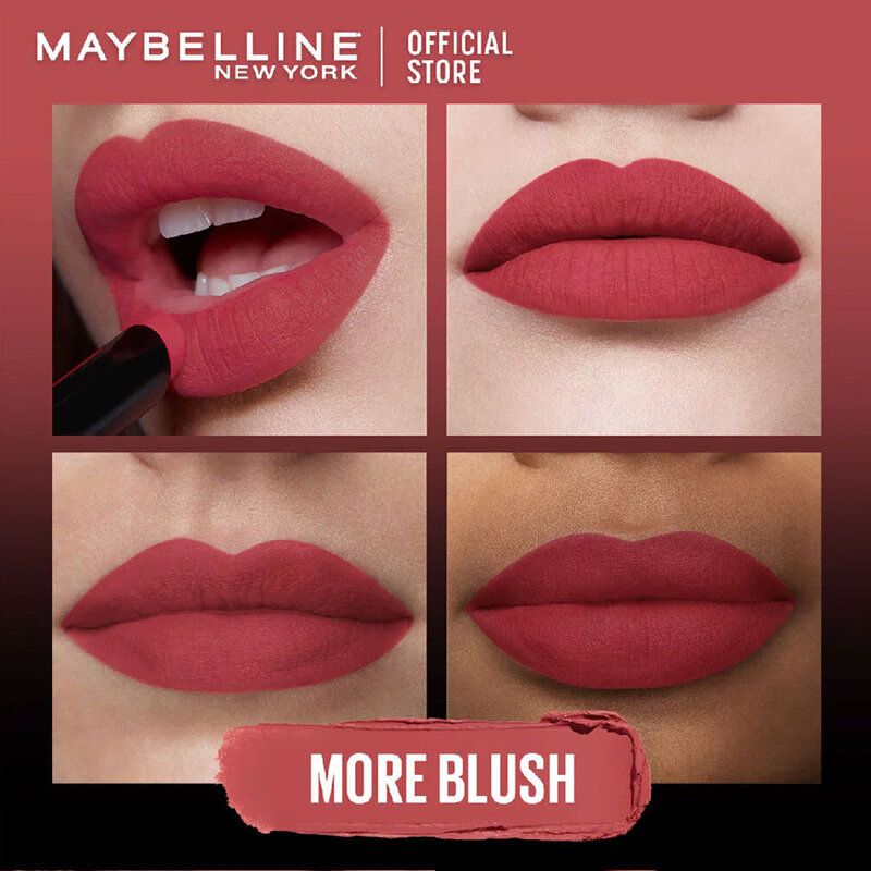 Maybelline New York Ultimatte By Color Sensational Lipstick 1.7g #499 More Blush