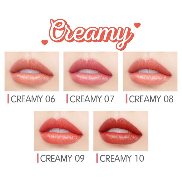 Cute Press Heart ID Creamy Lip 3.7g #06