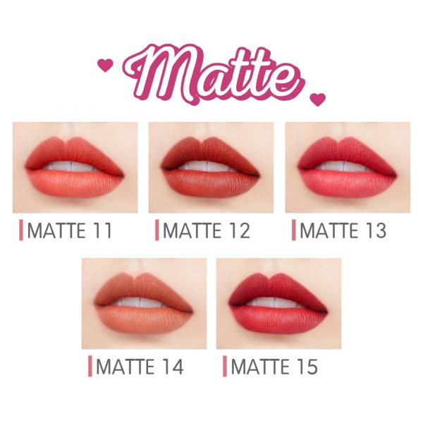 Cute Press Heart ID Matte Lip 3.7g #12