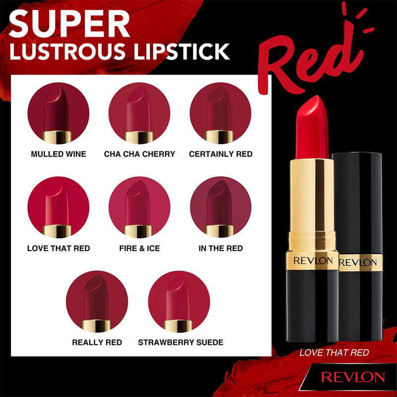 REVLON Matte Lipstick 4.2g #Strawberry Suede
