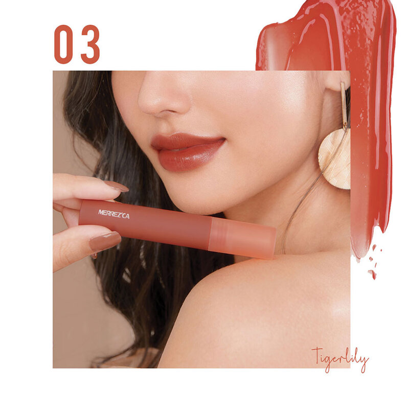 Merrez'ca Glow Ink Color Lip Tint 2ml #03 Tigerlily