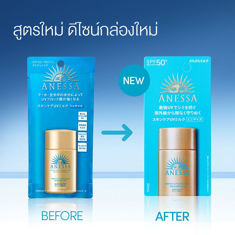 Anessa Perfect UV Sunscreen Milk NA SPF50+ PA++++ 20ml