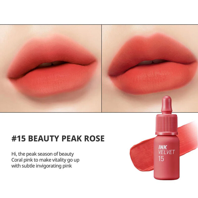 Peripera Ink Velvet 4g #15 Beauty Peak Rose