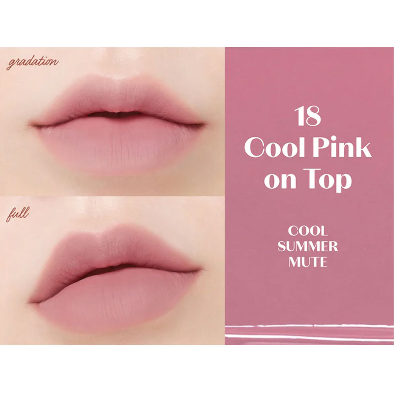 Etude Fixing Tint 4g #18 Cool Pink on Top ( สินค้าหมดอายุ : 2025.10.18 ) 