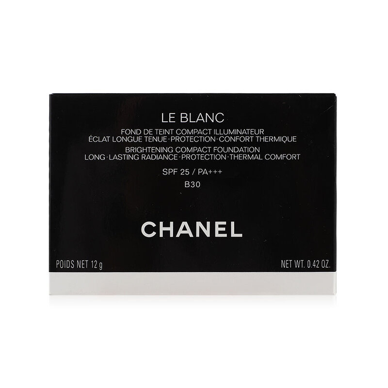 ⚫︎CHANEL LE BLANC COMPACT B30＊新品同様⚫︎ Chanel Le Blanc Brightening Compact Foundation 12g #B30