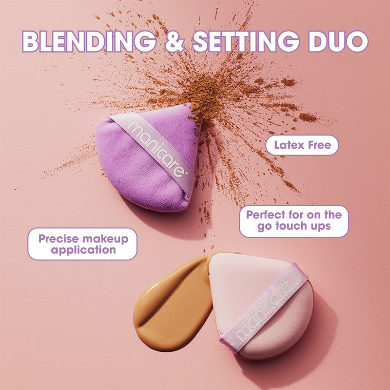 Manicare Wet & Dry Beauty Puffs 2pcs
