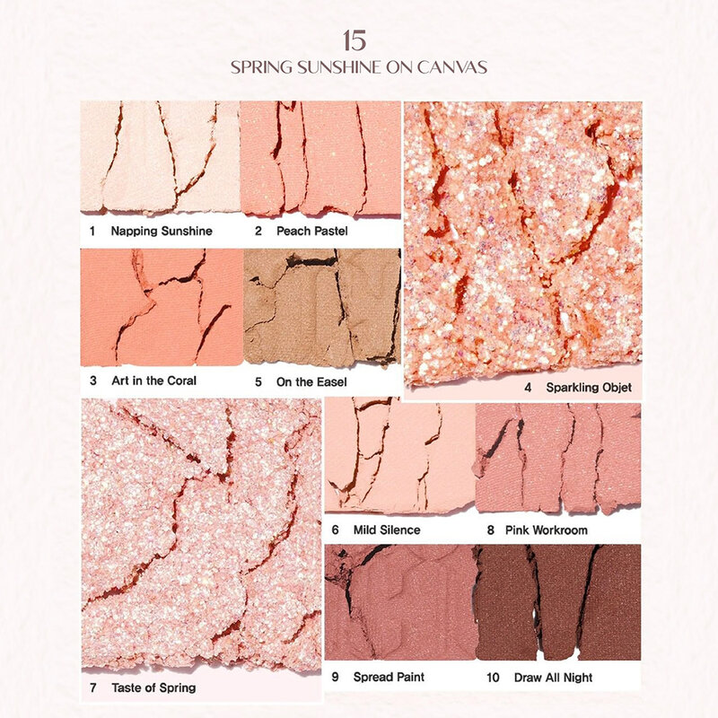 Clio Pro Eye Palette 21Ad 6g #015 Spring Sunshuine On Canvas