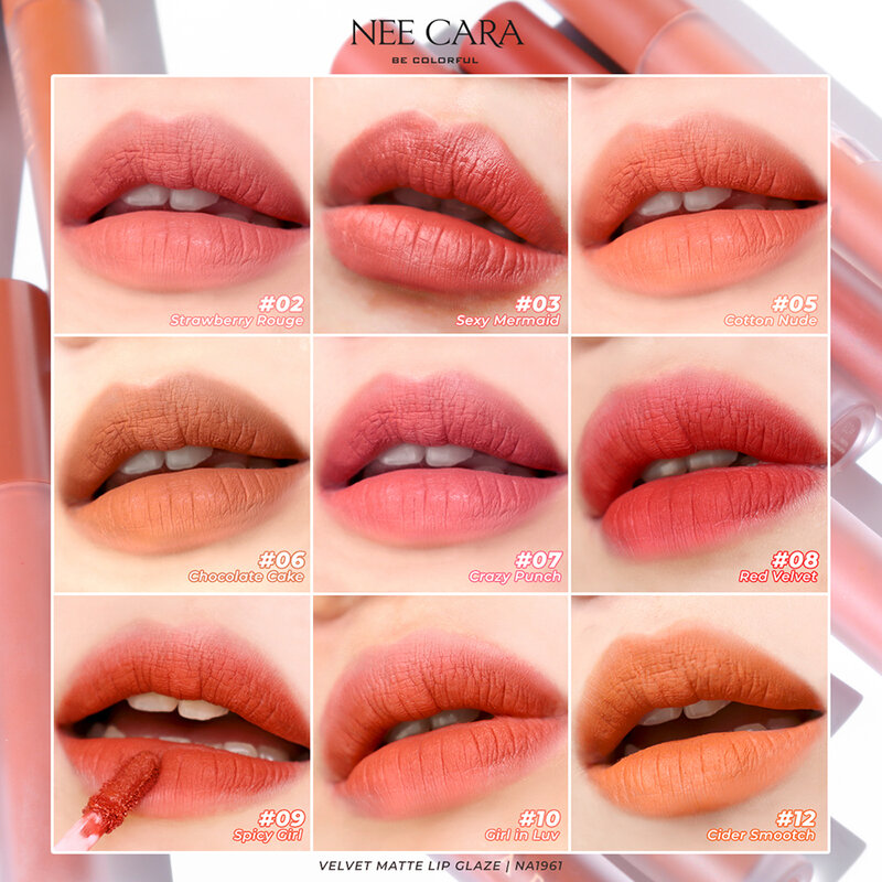NEE CARA  Velvet Matte Lip Glaze 4g #05