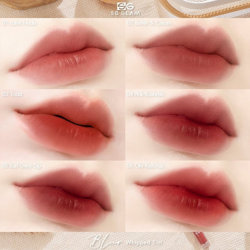 So Glam Blur Whipped Tint Velvet Lip Tint 3.5g #03 Toast