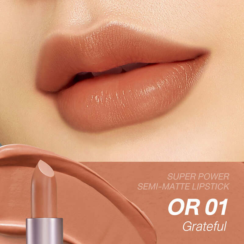 Cute Press Superpower Semi-Matte Lipstick 3.7g #01