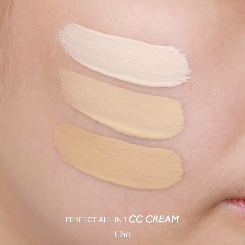 Cho Perfect All In 1 CC Cream SPF 50 PA +++ 25ml #CC03 Creammy Cocoa ( สินค้าหมดอายุ : 2025.10.23 ) 