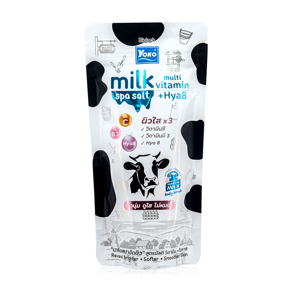 Yoko Milk Spa Salt Multi Vitamin +Hya8 300g