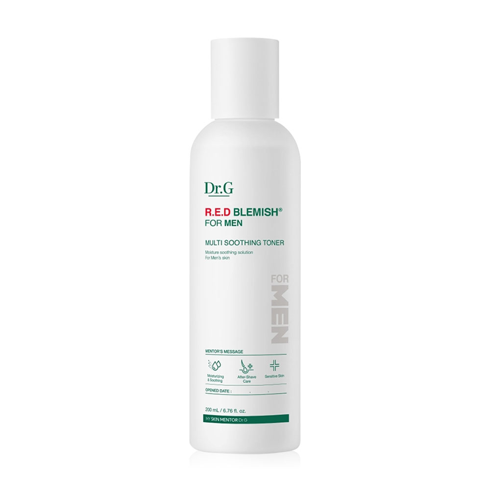 Dr.G R.E.D Blemish For Men Multi Soothing Toner 200ml ( สินค้าหมดอายุ : 2026.04.12 ) 