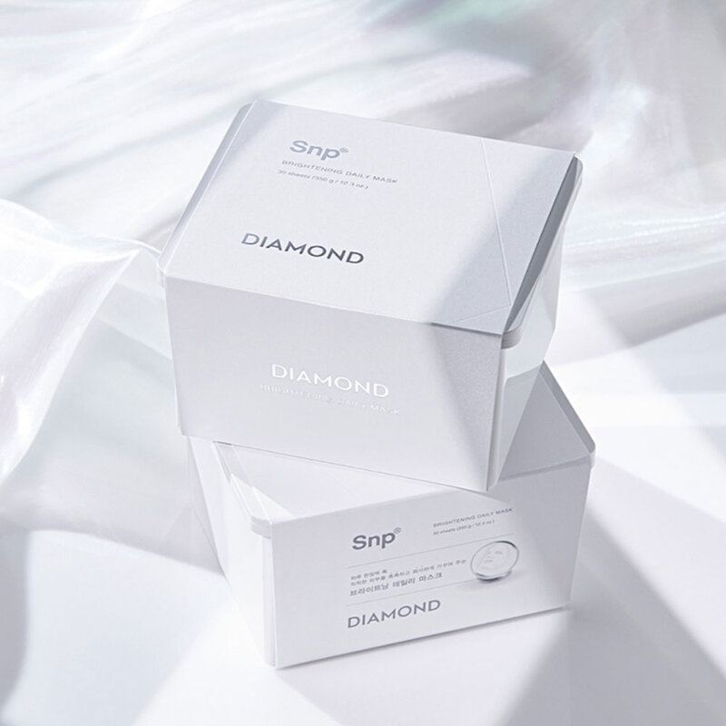 SNP Diamond Brightening Daily Mask 350g [30 Sheets]