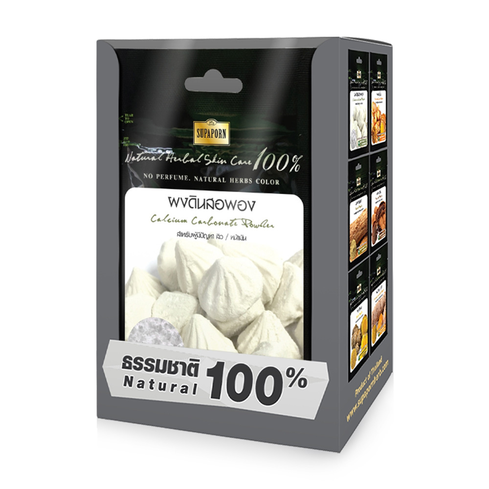 Supaporn Herb Calcium Carbonate Powder [60g x 6pcs]