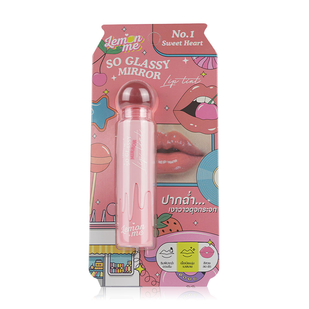 Lemon Me So Glassy Mirror Lip Tint 3.20g #01 Sweet Heart