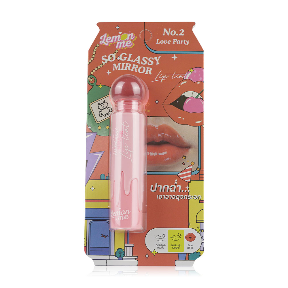 Lemon Me So Glassy Mirror Lip Tint 3.20g #02 Love Party