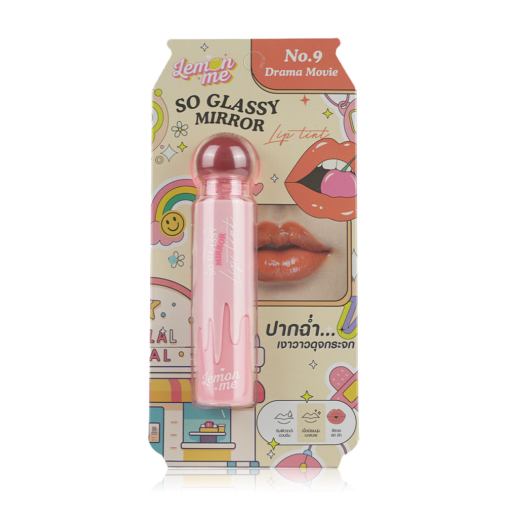 Lemon Me So Glassy Mirror Lip Tint 3.20g #09 Drama Movie