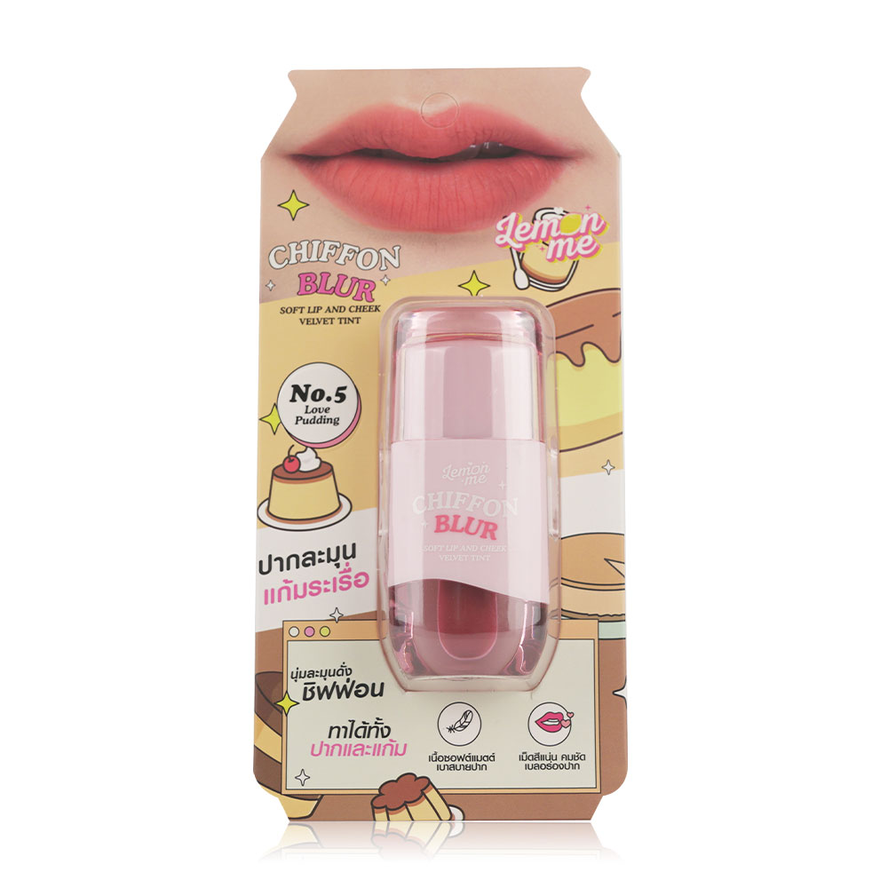 Lemon Me Chiffon Blur Soft Lip And Cheek Velvet Tint 2.6g #05 Love Pudding