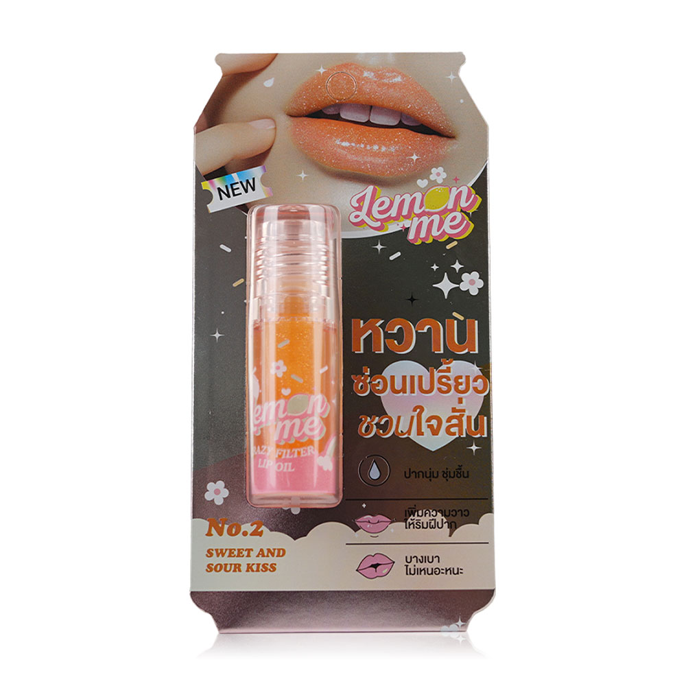 Lemon Me Crazy Filter Lip Oil 2.5g #02 Sweet And Sour Kiss