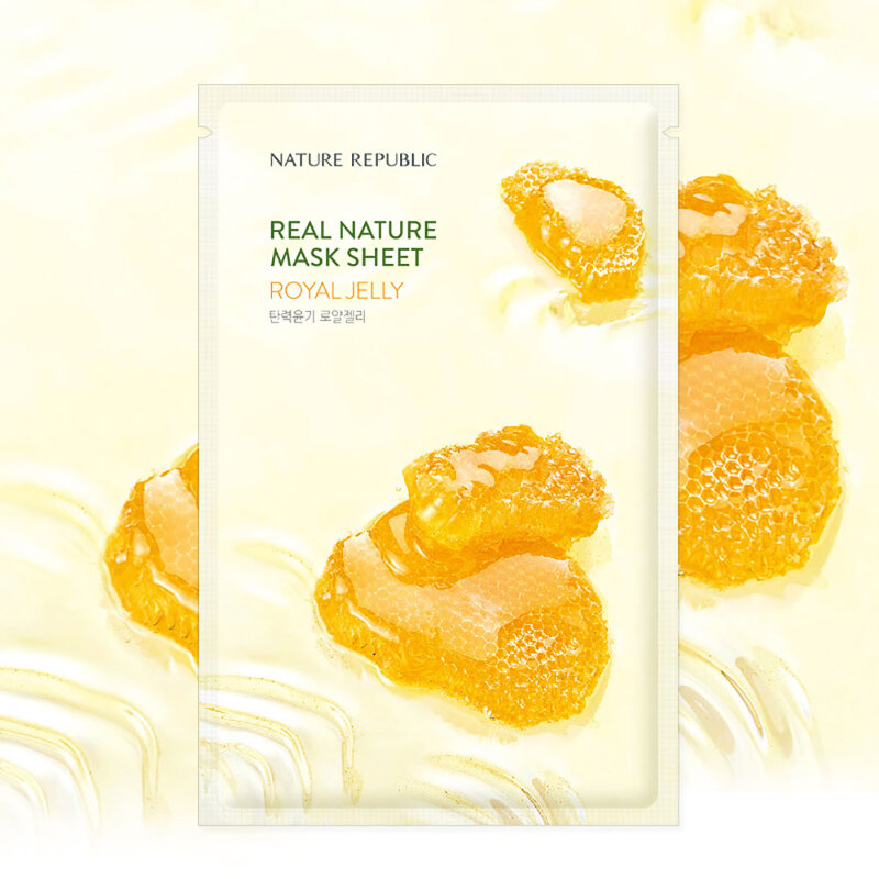 Nature Republic Real Nature Mask Sheet 23ml #Royal Jelly