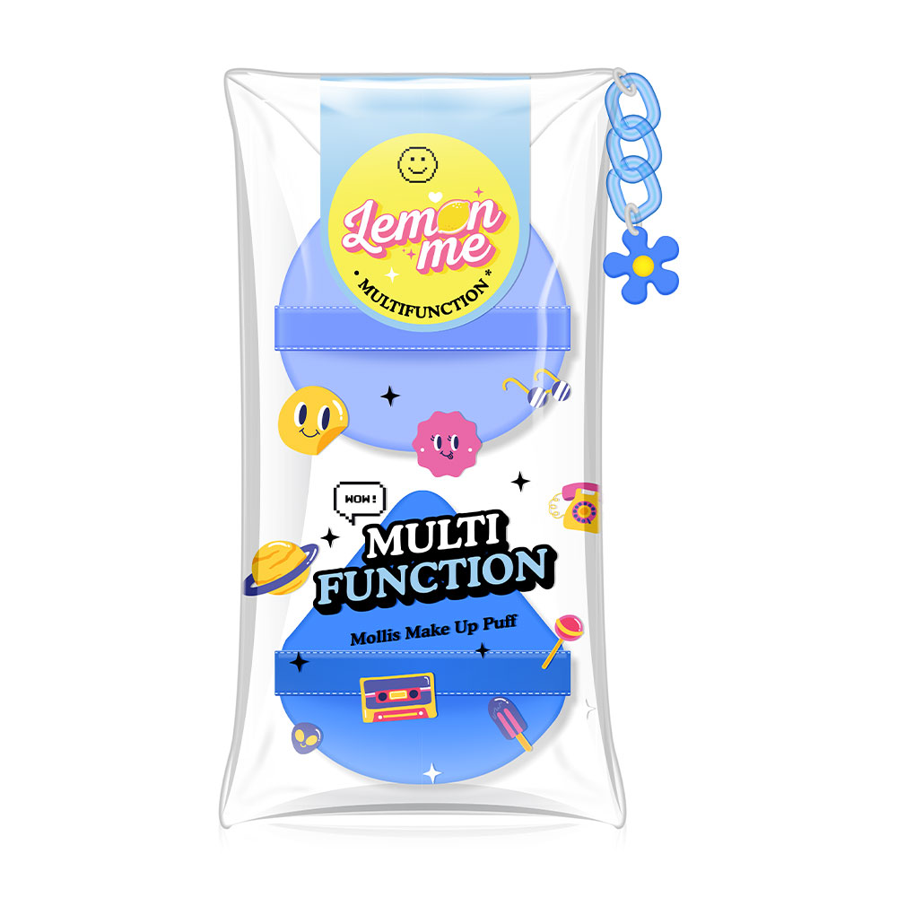 Lemon Me Mollis Makeup Puff #03 Blue