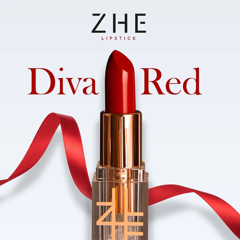 ZHE Diva Red Lipstick 3.9g