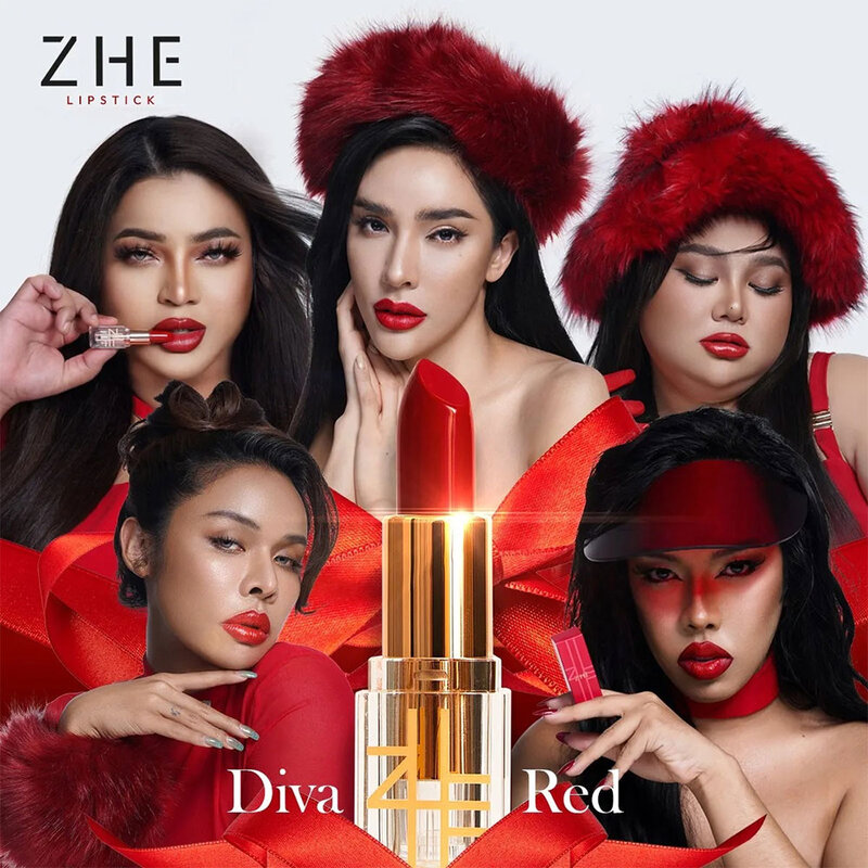 ZHE Diva Red Lipstick 3.9g