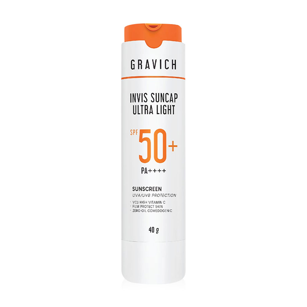 GRAVICH Invis Suncap Ultra Light Sunscreen SPF 50+ PA++++ 40g