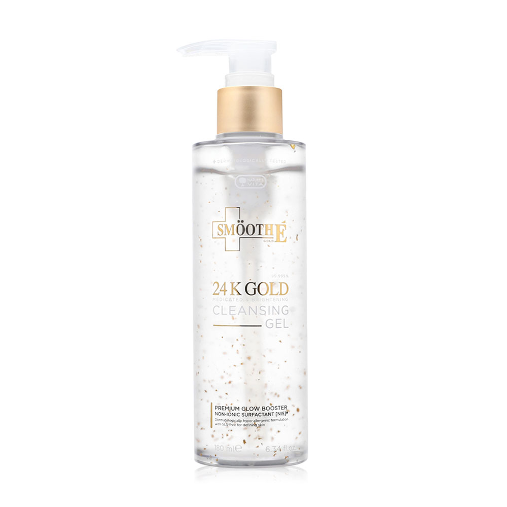 Smooth E 24K Gold Mild & Brightening Cleansing Gel 180ml