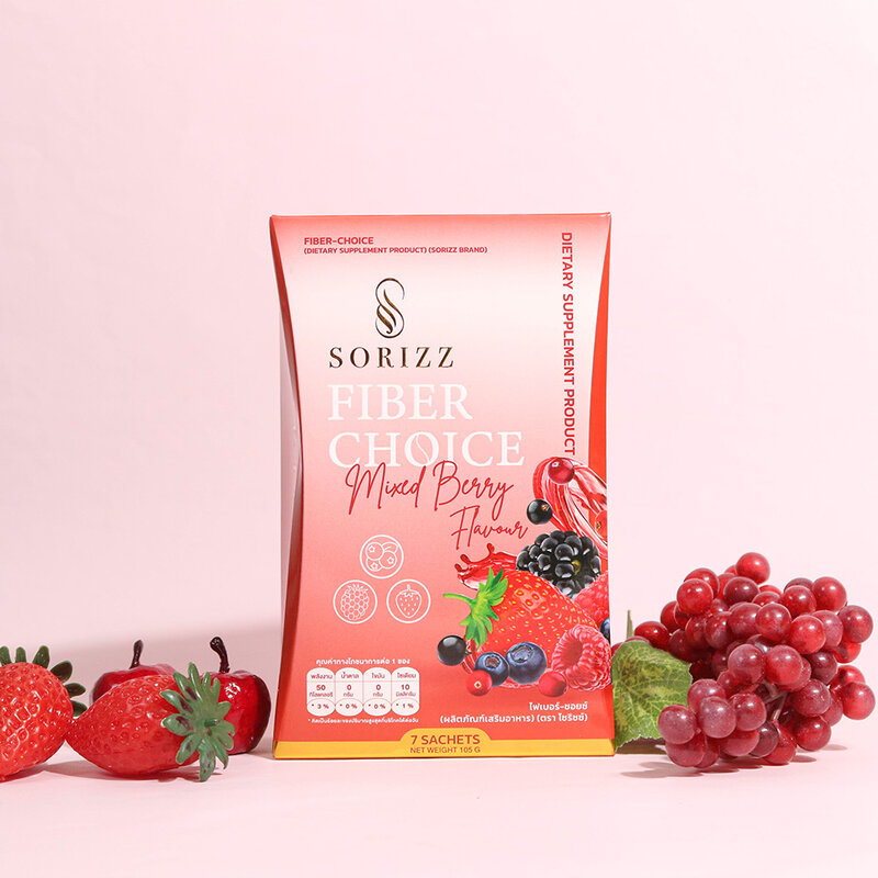 Sorizz Fiber Choice Mixed Berry Flavour 7 Sachets