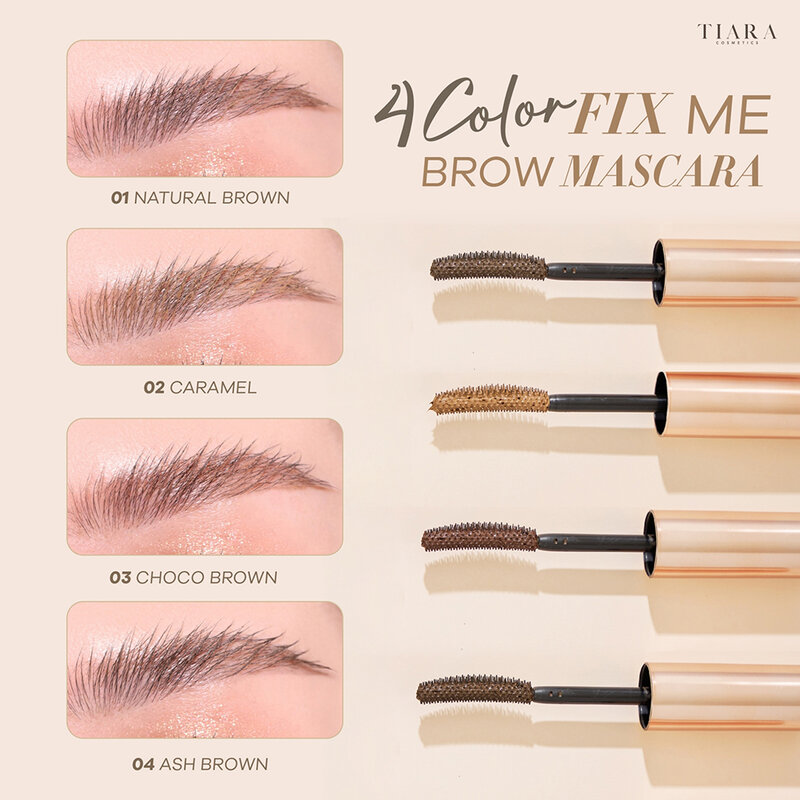TIARA COSMETICS FixMe Brow Mascara 5g #01 Natural Brown