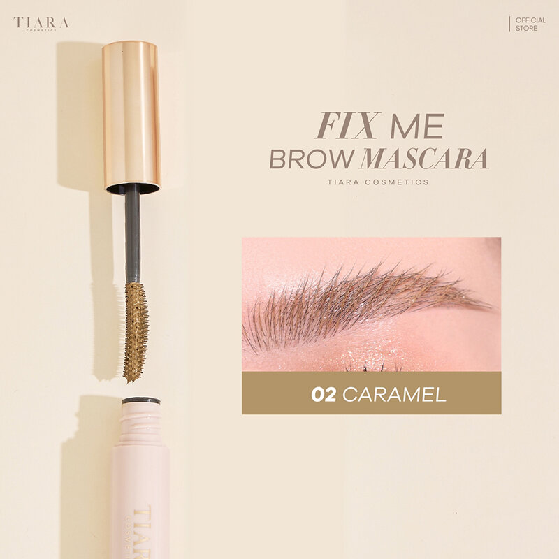 TIARA COSMETICS FixMe Brow Mascara 5g #02 Caramel