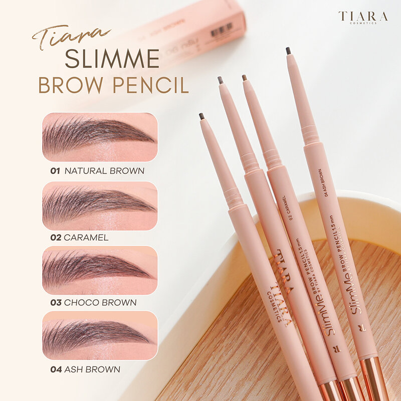 TIARA COSMETICS SlimMe Brow Pencil 1.5 mm. 0.06g #04 Ash Brown