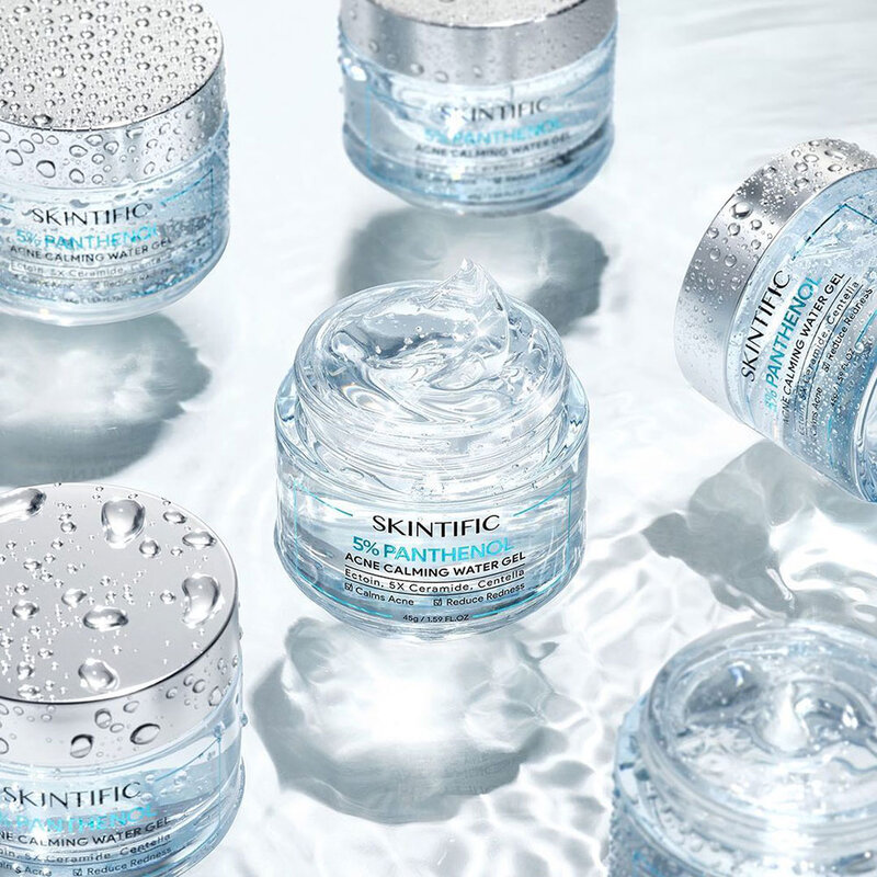 SKINTIFIC 5% Panthenol Acne Calming Water Gel 45g