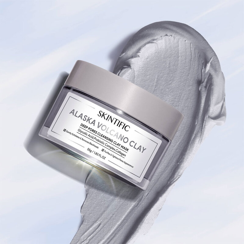 SKINTIFIC Alaska Volcano Clay Deep Pores Cleansing Clay Mask 55g