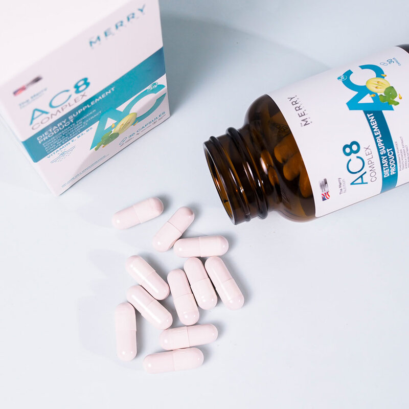 The Merry AC8 Complex 30 Capsules ( สินค้าหมดอายุ : 2026.02.20 ) 
