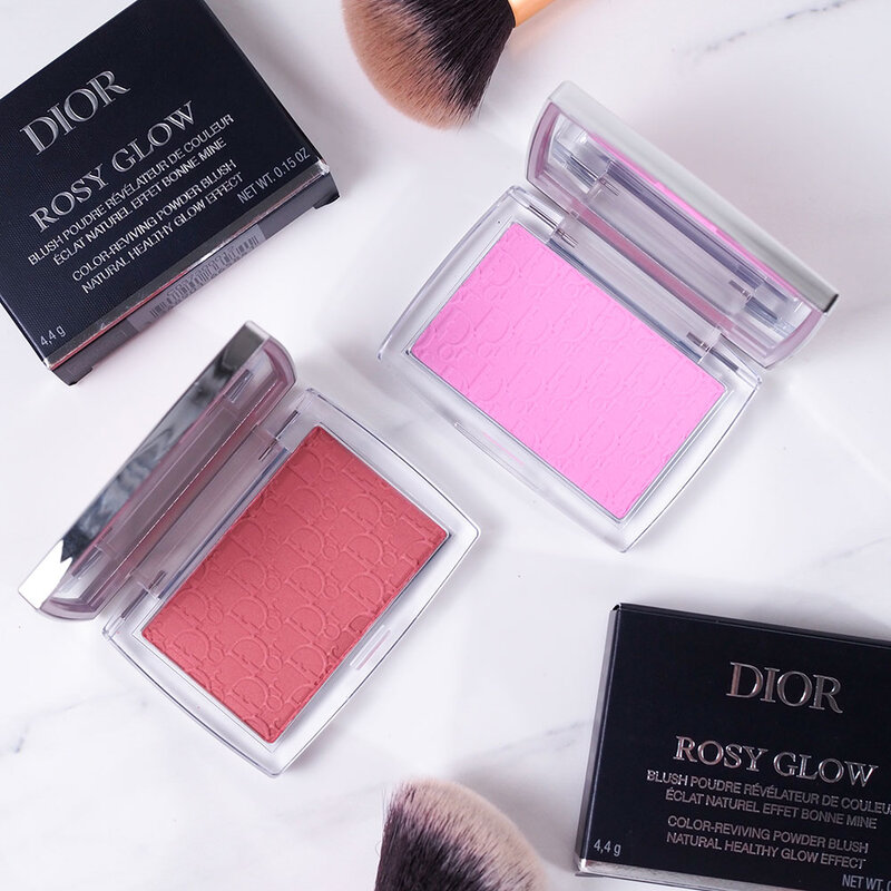 Dior Rosy Glow Color Reviving Powder Blush Natural Healthy Glow Effect 4.4g #012 Rosewood
