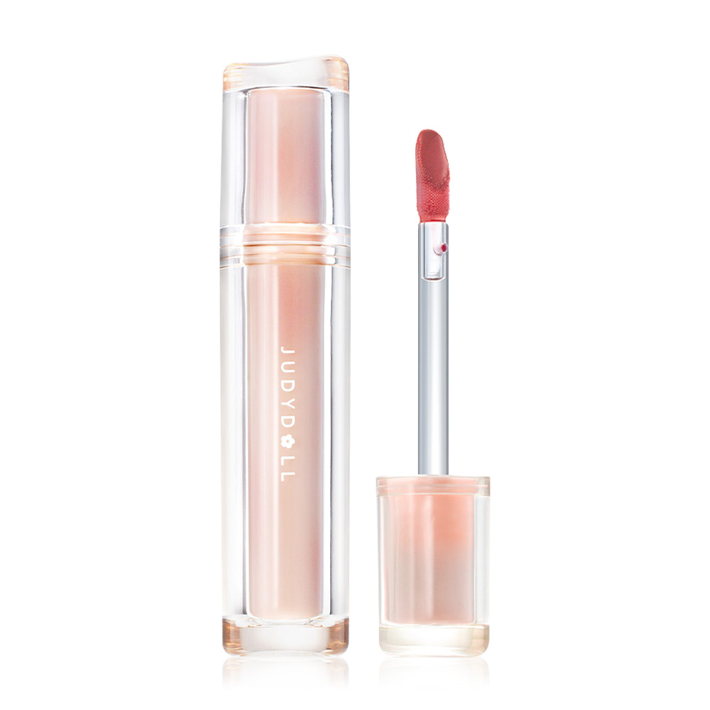 JUDYDOLL Iced Tea Watery Lip Gloss 2.4g #N01 Milky Peach ( สินค้าหมดอายุ : 2026.01.16 ) 