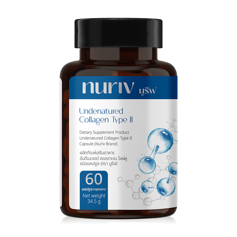 Nuriv Undenatured Collagen Type II 60 Capsules