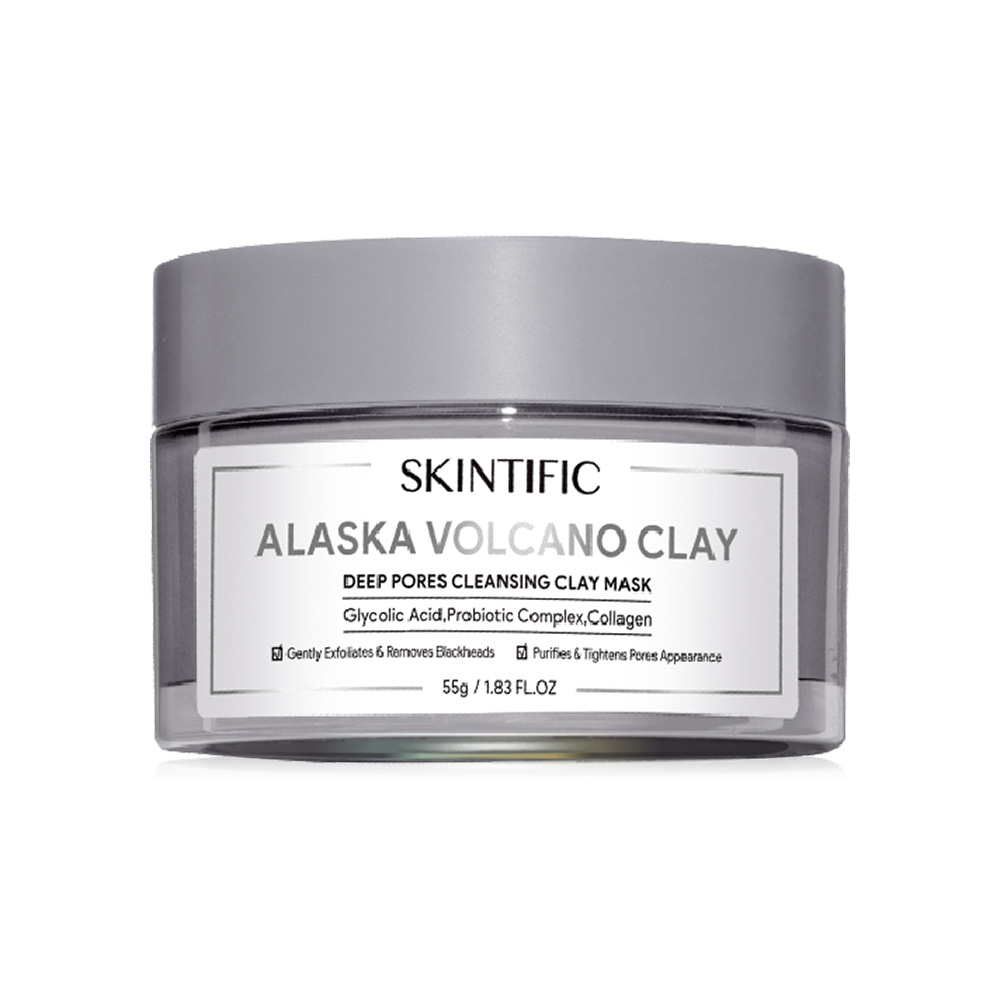 SKINTIFIC Alaska Volcano Clay Deep Pores Cleansing Clay Mask 55g