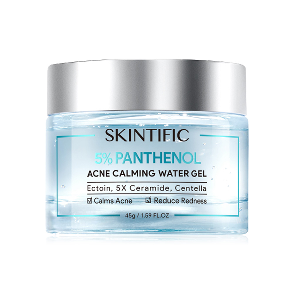 SKINTIFIC 5% Panthenol Acne Calming Water Gel 45g