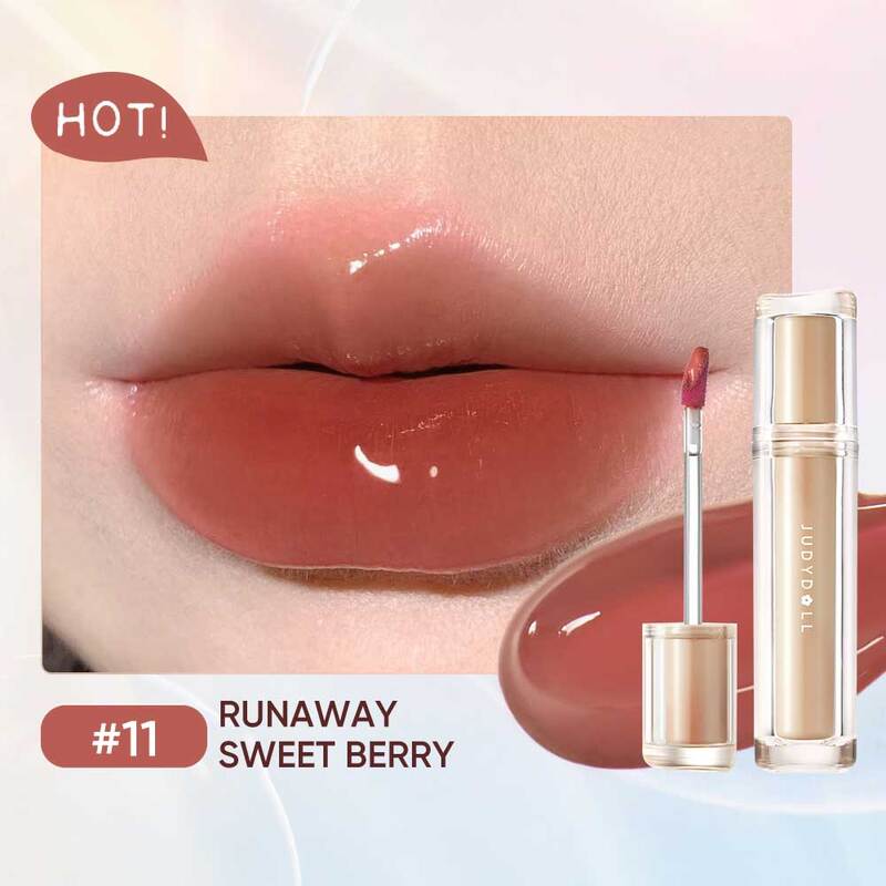 JUDYDOLL Iced Tea Watery Lip Gloss 2.4g #11 Runaway Sweet Berry ( สินค้าหมดอายุ : 2026.02.01 ) 
