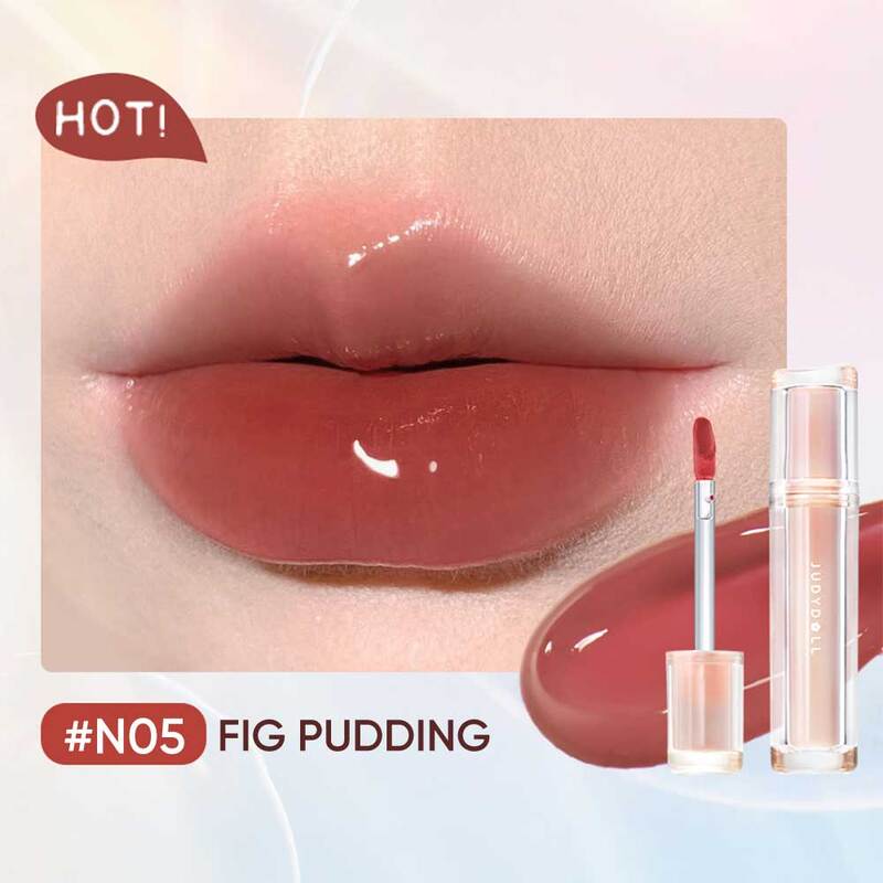 JUDYDOLL Iced Tea Watery Lip Gloss 2.4g #N05 Fig Pudding ( สินค้าหมดอายุ : 2026.02.01 ) 