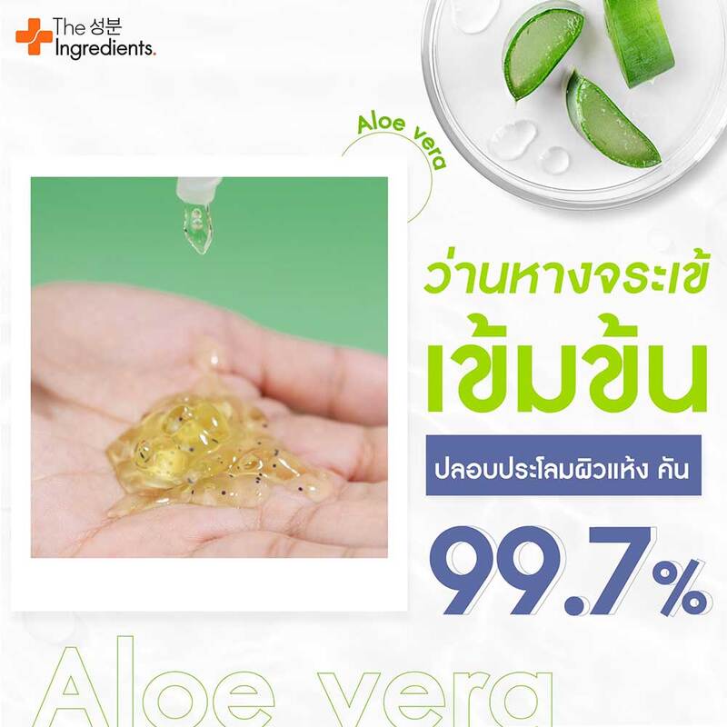 The Ingredients Aloe-Hya Bright Cooling Gel 40g